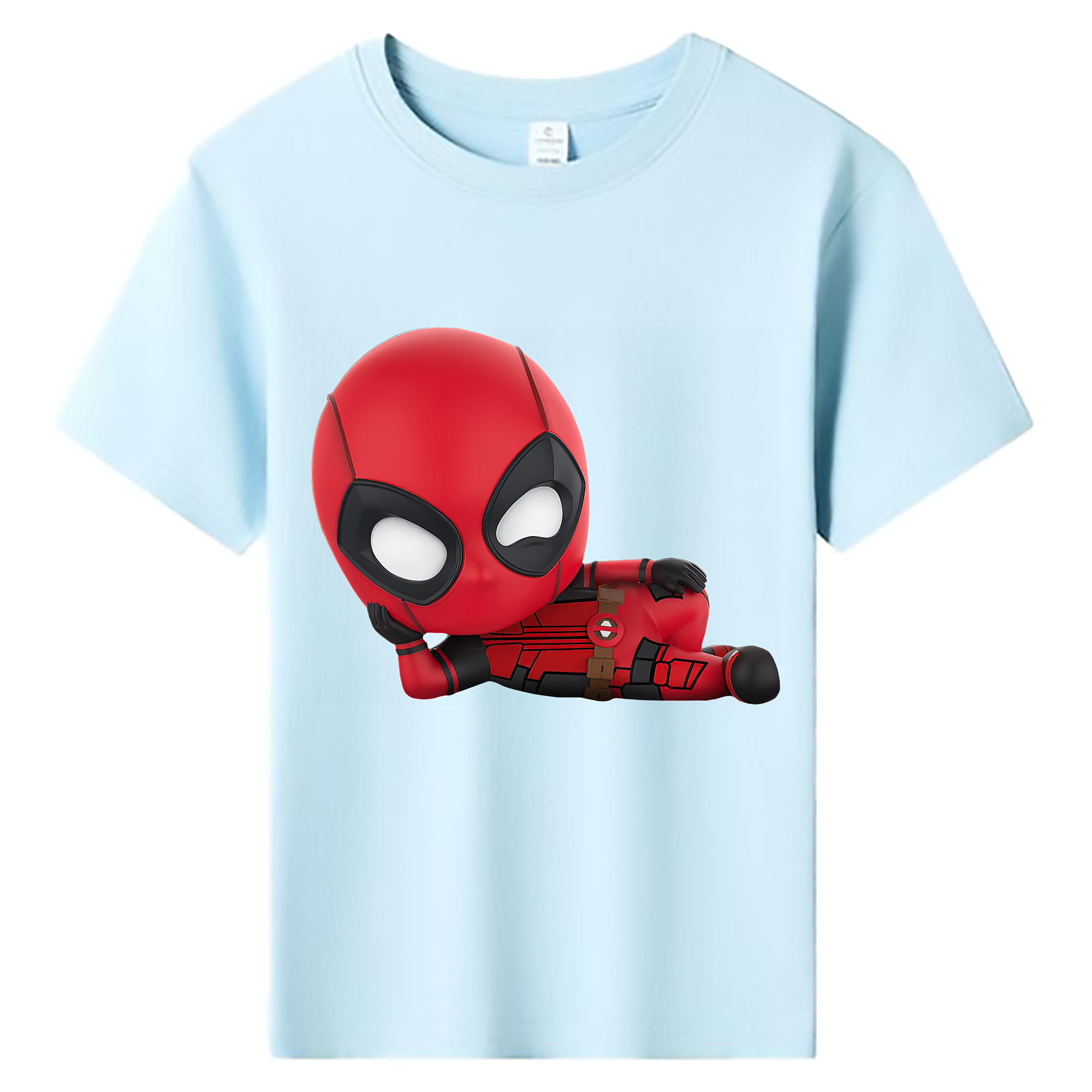 （画像用） Deadpool デッドプール 綿100％キッズTシャツ（フロントプリント）